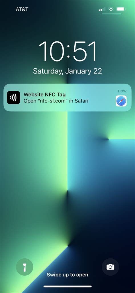 nfc tag open in safari|nfc tag notification meaning.